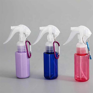 Wholesale refillable small 100ml plastic spray bottles with adjusted nozzle