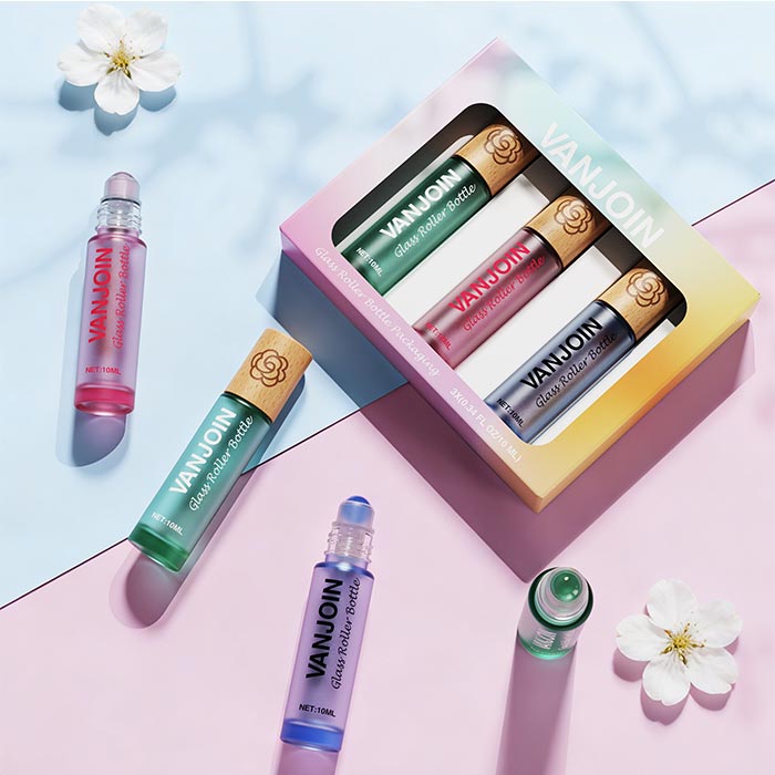 Clear Essential Oil Roller Bottles – 10ml Glass Roll-On Bottles with Stainless Steel Roller Balls & Caps, Refillable Perfume Containers for Travel & DIY Clear Essential Oil Roller Bottles – 10ml Glass Roll-On Bottles with Stainless Steel Roller Balls & Caps, Refillable Perfume Containers for Travel & DIY