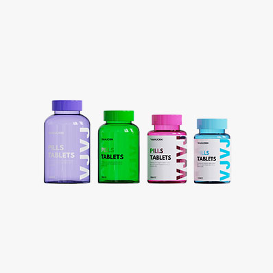 Custom Pill Bottles, 120cc Empty Plastic Medicine Bottles, Reagent Bottle with Caps, Small Travel Pill Case, Chemical Containers for Liquid Solid Powder