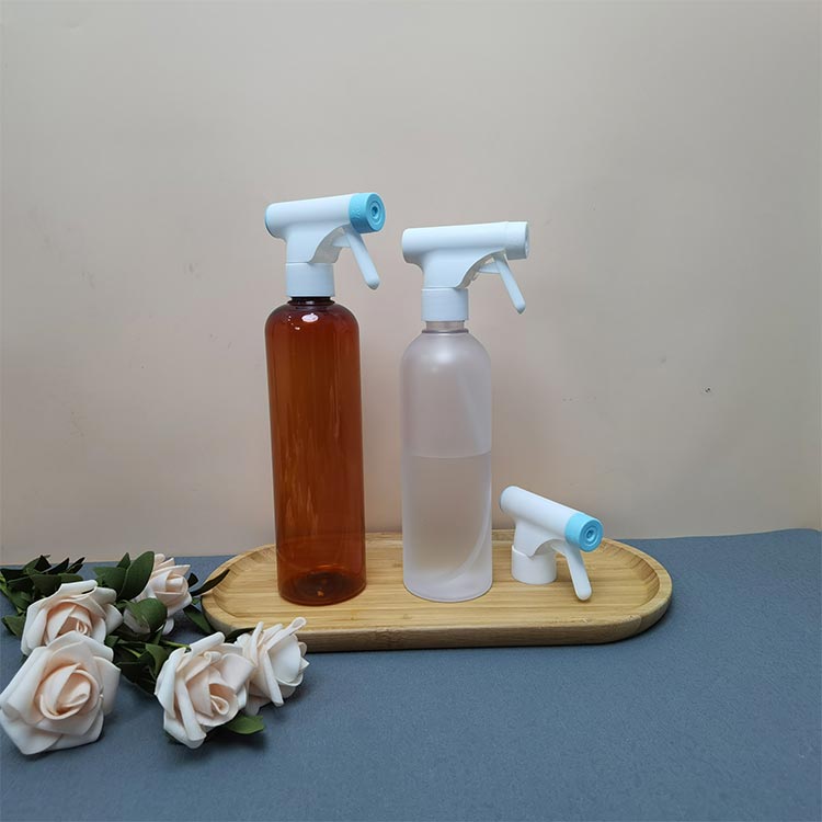 Durable cheap 16oz amber plastic spray bottles with trigger sprayer