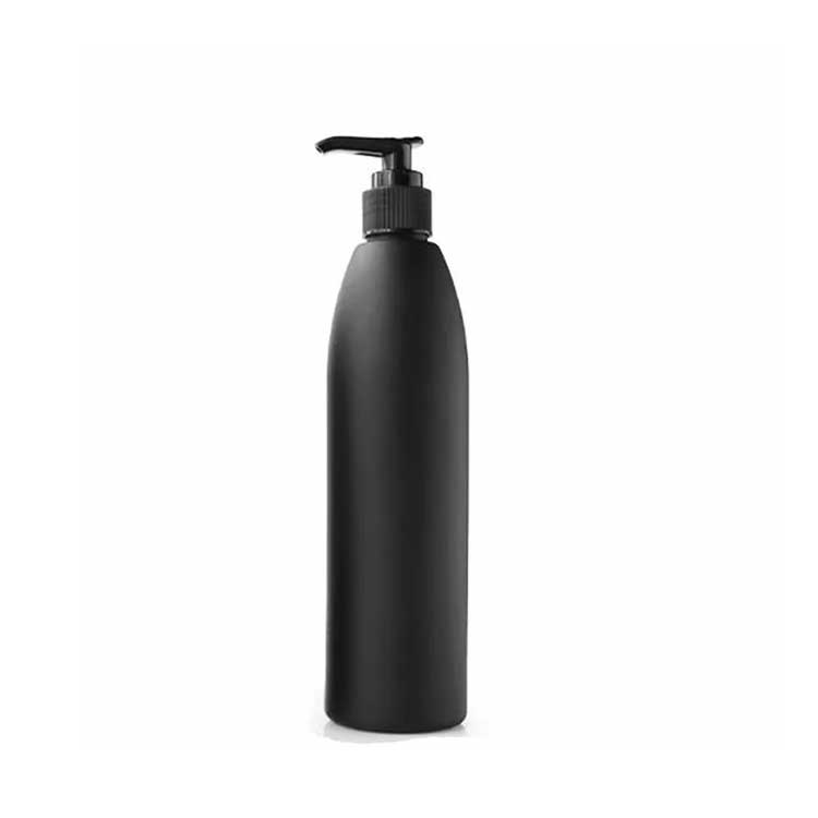 Wholesale 16oz black plastic soap pump dispenser for bathroom