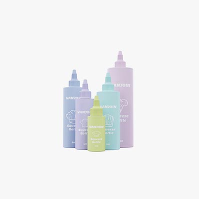 2oz Plastic Squeezing Bottles, Colored Oil Dispenser Dropper Bottle Applicator with Twist Top Cap and Leak-Proof Inner Gasket for Crafts, Art, Glue, Paint and More