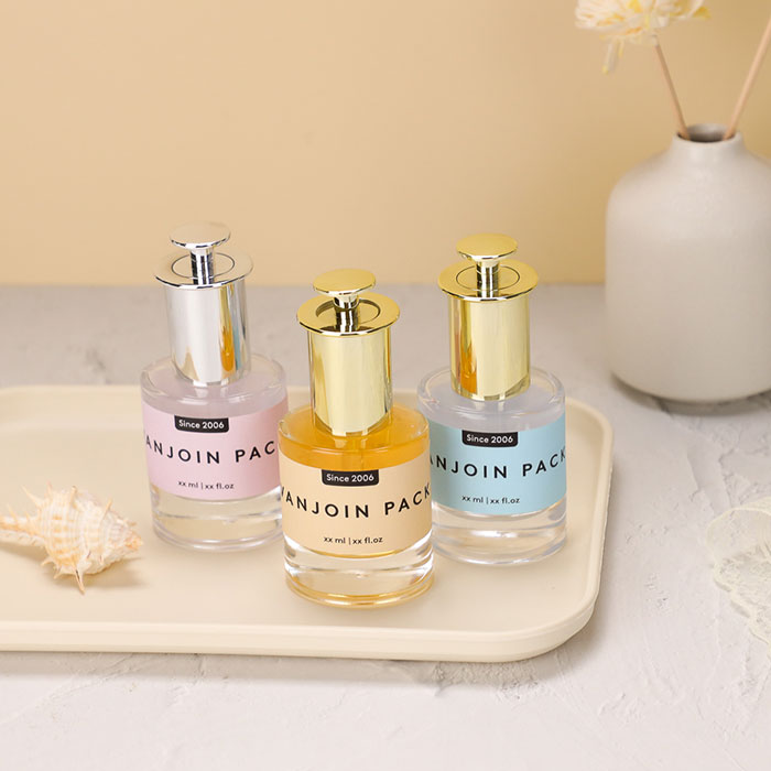30ml Dropper Bottle for Essential Oils, Empty Glass Bottles Holder With Glass Eye Dropper, Wood Grain Lid Travel Perfume Cosmetic Container