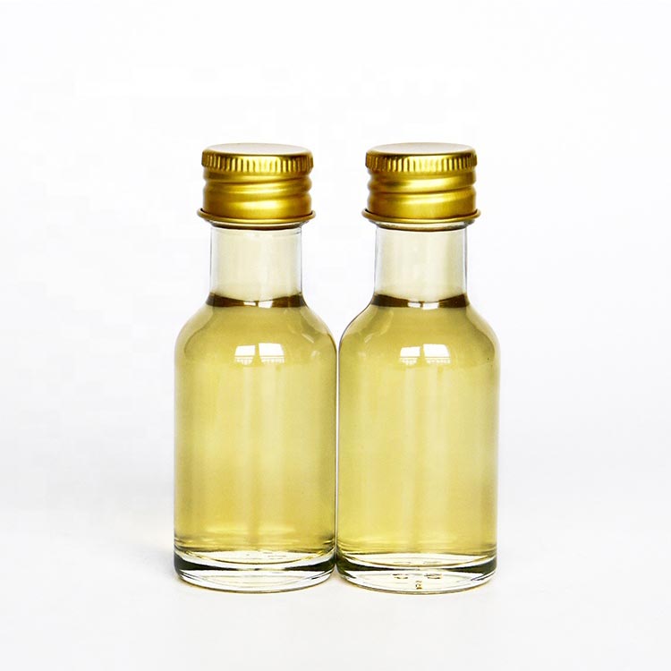 Clear 50ml mini glass wine bottles with screw caps from bottles supplier