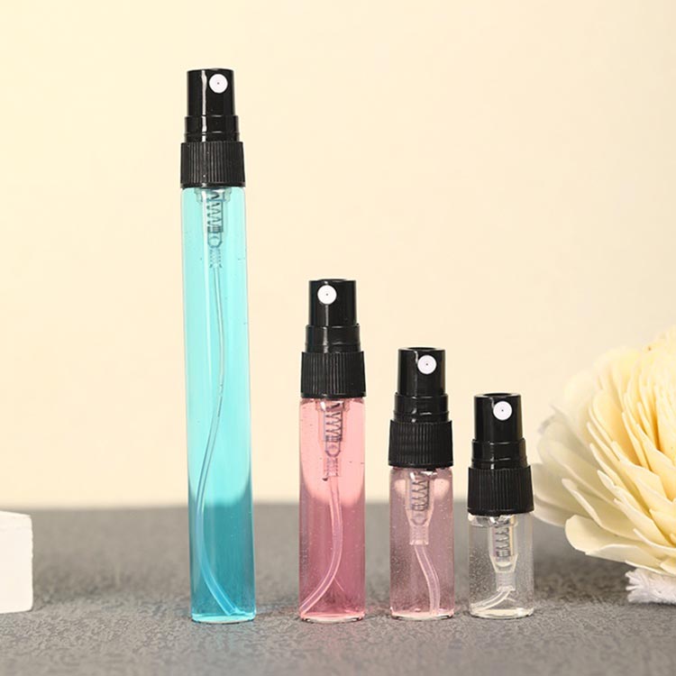 wholesale 2ml 3ml 5ml 10ml mini glass perfume sample bottles with fine mist sprayer