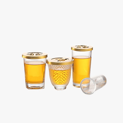 60-160ml Mini Glass Shot Cup bottles with Pull Tab Aluminum Lids for Beverages, Kombucha, Soda, Beer, Coquito, Kefir, Wine, Carbonated Drinks