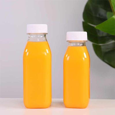 Food grade clear 8 oz plastic juice bottles with caps from China supplier