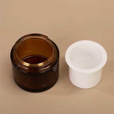 Empty clear 30ml cosmetic skincare airless jars moisturizer containers airless serum pump bottles for skincare