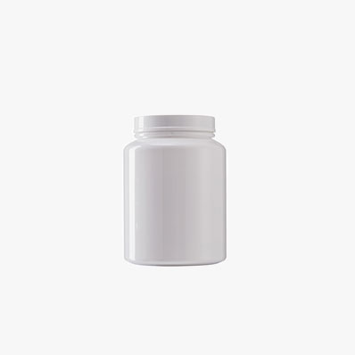 Airtight Plastic Storage Jar with Lid Wide Mouth Powder Container for Milk Protein and Travel Sealed Food Grade Plastic Canister for Kitchen Organization