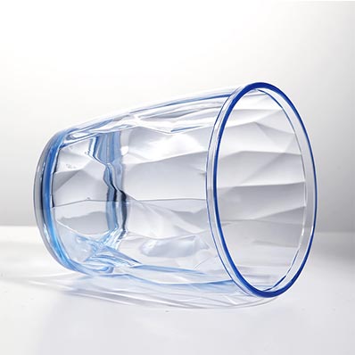 Unbreakable colored small 200ml 300ml plastic tumbler clear water cup 10oz plastic cups drinking cup