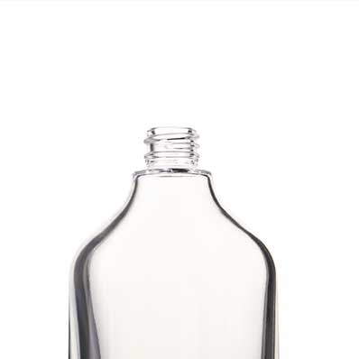 High quality heavy base clear 40ml cosmetic glass bottles wholesale