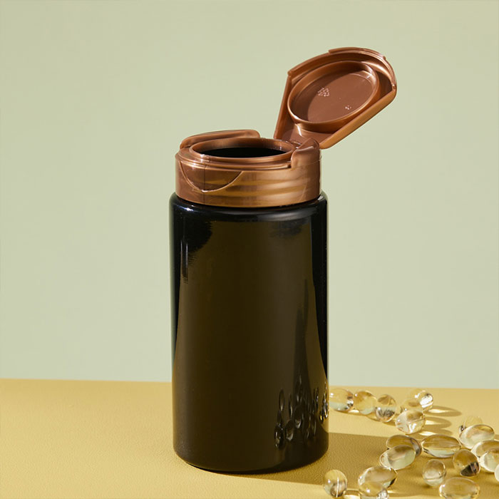 Empty Medicine Bottle with Caps, Plastic Prescription Pill Containers, Food Grade Travel Sample Vial for Liquid Solid Powder Capsules Vitamin Tablet Candy