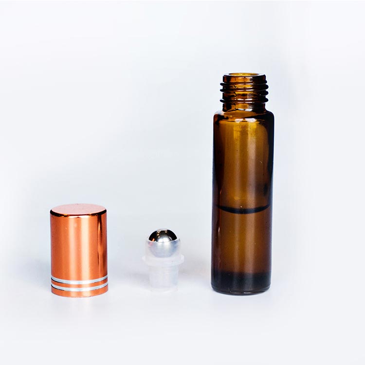 Best price 5ml 10ml amber glass essential oil roller bottles