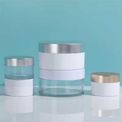 Wholesale leak proof custom 30ml plastic facial cream jar with lid for Face Creams Oils Salves Ointments DIY Making