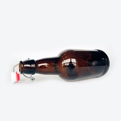 Amber 500ml 750ml swing top glass beer bottle from manufacturer