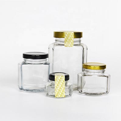 Wholesale clear 45ml small food storage glass jar with wooden lid