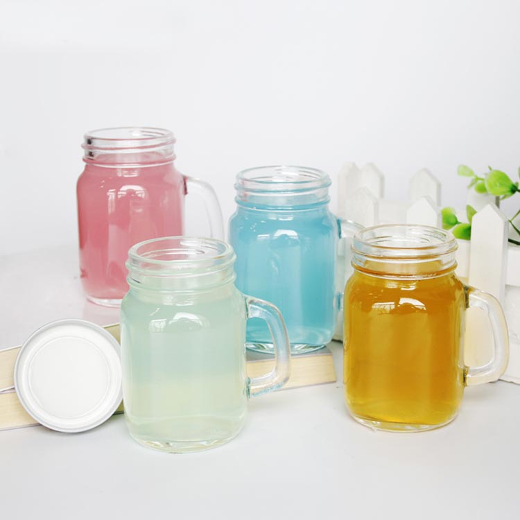 Best juice container clear 120ml glass juice mason jar with straw and lid