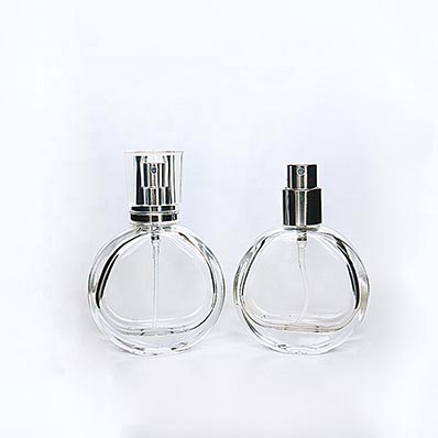 Luxury clear 30ml glass perfume bottles with mist sprayer bulk