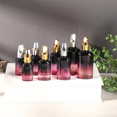 Wholesale empty gradient ramp glass perfume oil bottle from china supplier direct