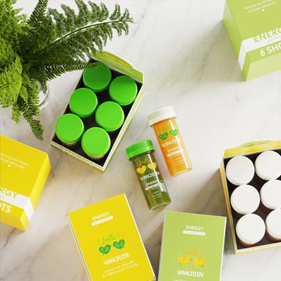 Empty Clear Glass 60ml 2OZ Mini Ginger Shot Packs Beverage Smoothies Pure Orange Juice Screen Printed Tequila Bottles Containers