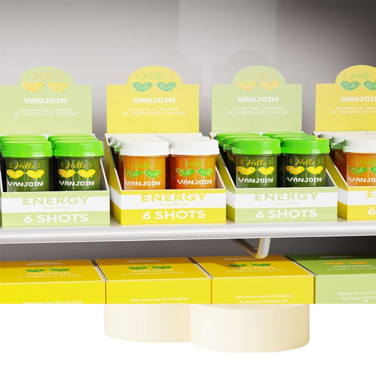 Empty Clear Glass 60ml 2OZ Mini Ginger Shot Packs Beverage Smoothies Pure Orange Juice Screen Printed Tequila Bottles Containers