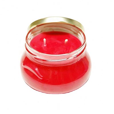 New design empty 100ml cheap glass tureen candle jar with lug lid