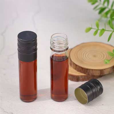 Wholesale 30ml 50ml 100 ml glass vials high borosilicate test tube wine bottle glass wine tube bottle with screw lid