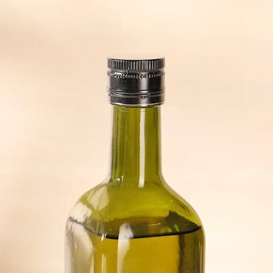 Custom logo square 750ml green glass olive oil bottles from supplier direct