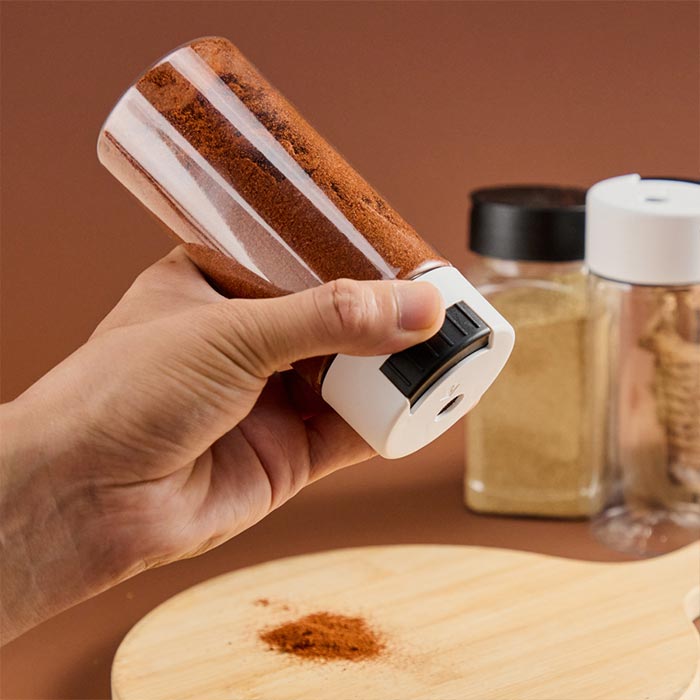 Measuring Seasoning Bottle, Salt Pepper Shaker, Plastic Metering Spice Salt Paprika Pepper Cumin Powder Sugar Dispenser for Kitchen Measuring Seasoning Bottle, Salt Pepper Shaker, Plastic Metering Spice Salt Paprika Pepper Cumin Powder Sugar Dispenser for Kitchen