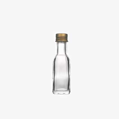 Custom mini glass bottles 20ml for wine beverage cooking oil sunflower oil olive oil storage