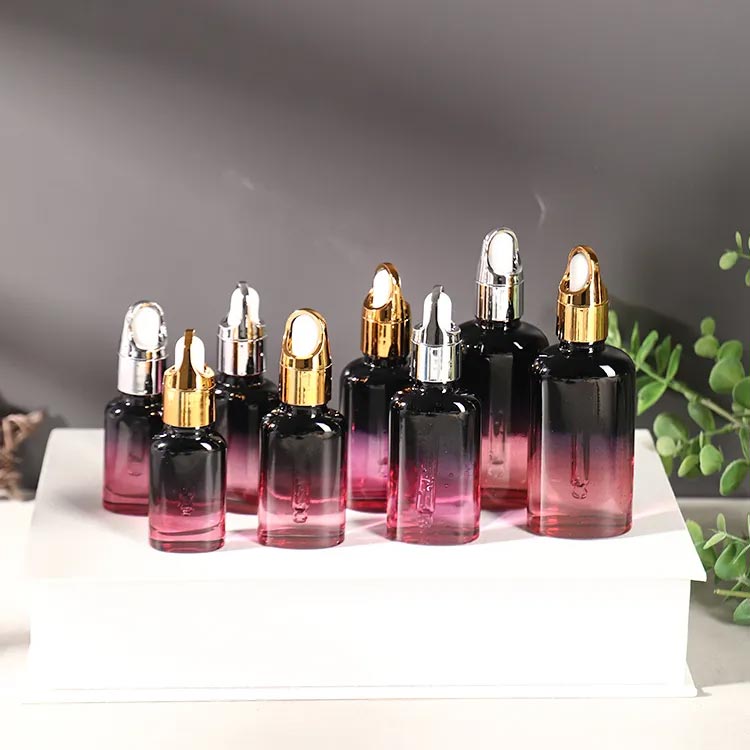 Wholesale empty gradient ramp glass perfume oil bottle from china supplier direct