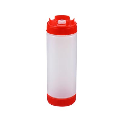 Wholesale squeezable 8oz plastic bbq sauce bottle with adjustable cap