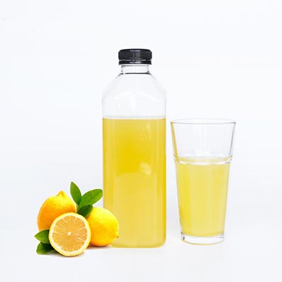 Wholesale 1L pet plastic beverage bottles with screw caps