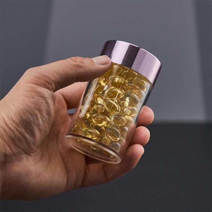 Clear Pill Bottle Plastic capsule Bottle Empty Reagent Chemical Containers with Caps for Liquid Solid Powder Medicine