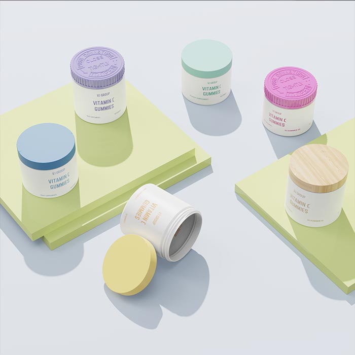 BPA Free colored Plastic Container Jar with Foam Lined Lid for Pills, Medication, Ointments and Other Beauty and Health Aids BPA Free colored Plastic Container Jar with Foam Lined Lid for Pills, Medication, Ointments and Other Beauty and Health Aids