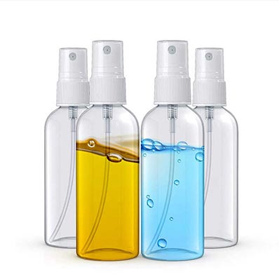 Custom colored mini 30ml plastic bottle with mist sprayer