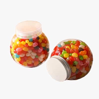 Caterers Corner Clear Plastic Candy Jars with Lids 55 oz. ( Small ) NEW