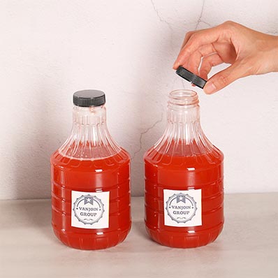 Wholesale clear 360ml plastic chilli sauce bottle with lid