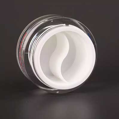 Wholesale clear 30ml plastic cosmetic jar with lid and liner