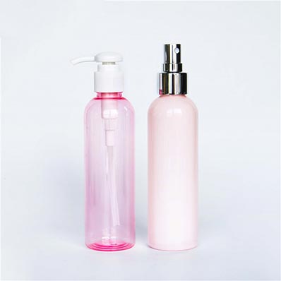 Custom colored cosmo round 500ml plastic fine mist spray bottles