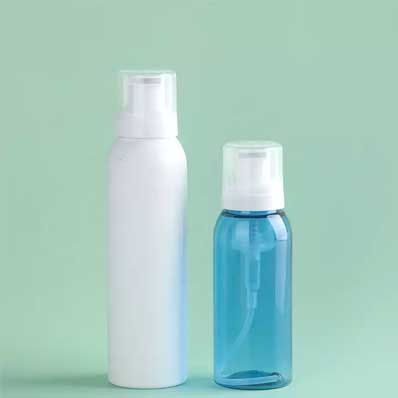 Portable PET small 100ml plastic foam soap dispenser for traveling