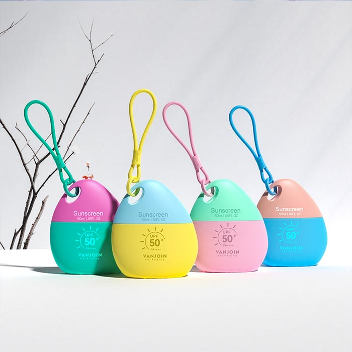 Refillable Travel Bottles Hand Sanitizer Travel Size hand cream sunscreen bottle with Keychain Portable Empty Plastic Bottles Leakproof Squeeze Containers with cap for Home Office Outdoor