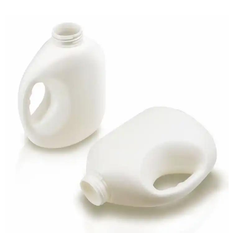 Custom size and label 1L 2L HDPE plastic laundry bottles with screw caps for detergent