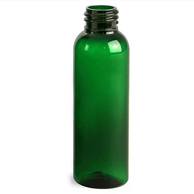 Refillable green 60ml plastic mist spray bottle for skincare