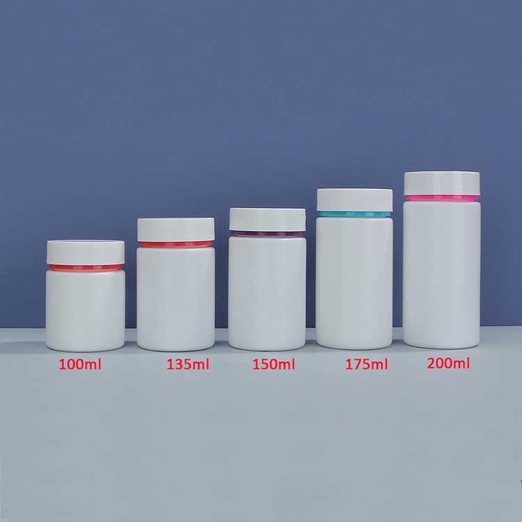 Wholesale factory price samll plastic pill bottle with child proof cap