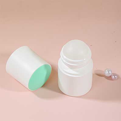 Factory price cylinder reusable 50ml plastic roll on deodorant bottles bulk for DIY Deodorants Essential Oils and Fragrances