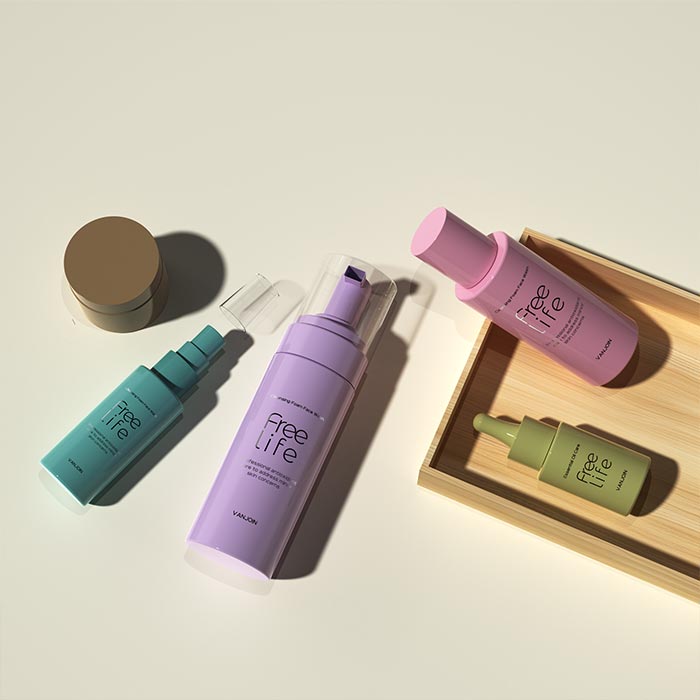 Travel Size Toiletry Bottles Set, Tsa Approved Clear Cosmetic Makeup Liquid Containers Leak Proof Clear Plastic Travel Containers for Skincare Products