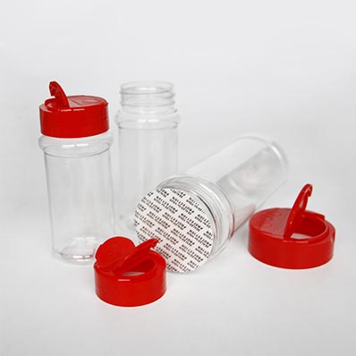8oz PET Round Spice Jar Plastic Seasoning Bottle For Spice