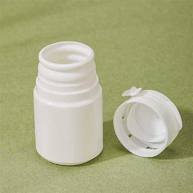 Empty plastic tablet bottle small medicine bottle reagent bottle with caps for liquid solid powder medicine