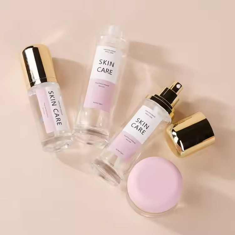 Fine mist spray bottle 100ml glass makeup setting spray bottle empty cosmetic refillable travel bottle containers sprayer for water perfume essential